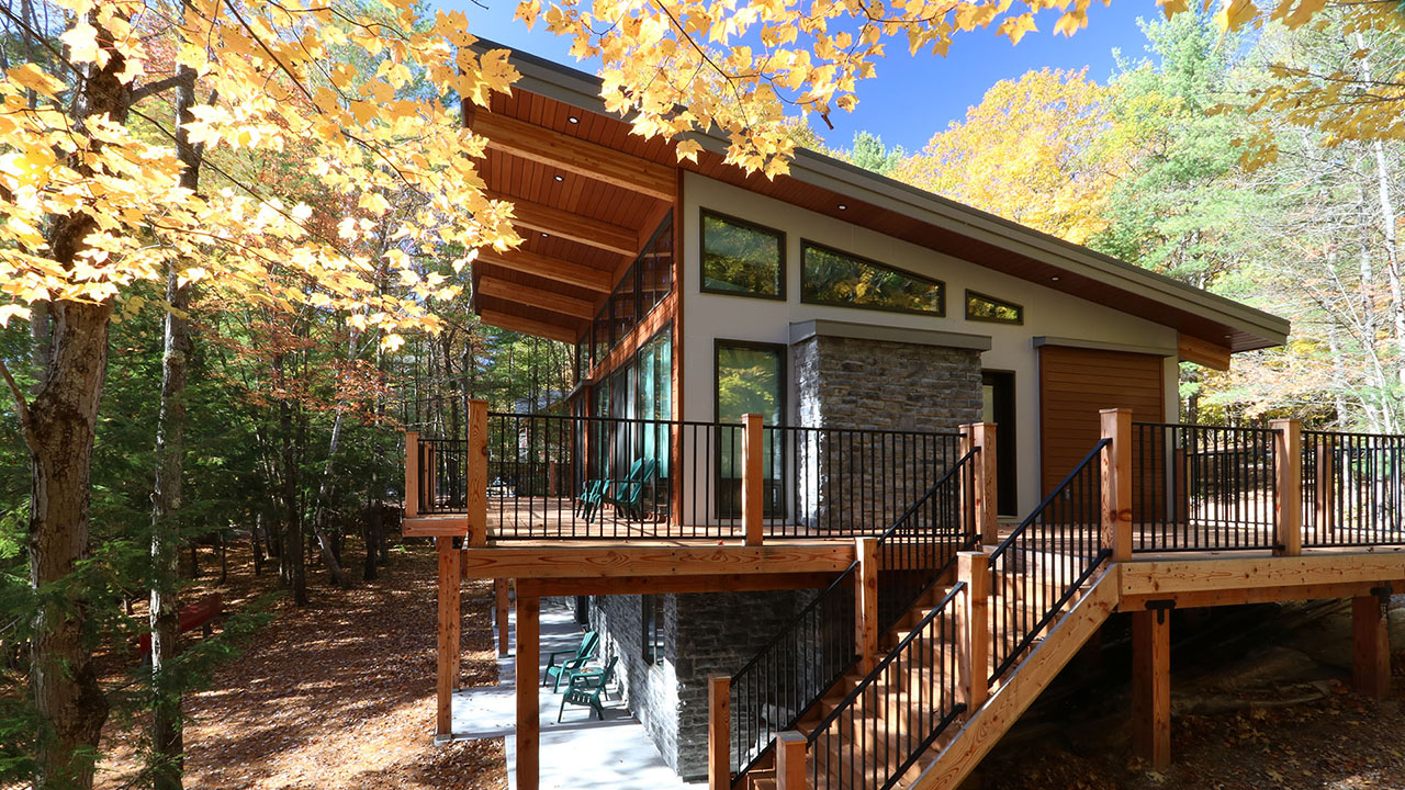 architect designed new modern contemporary cottage severn