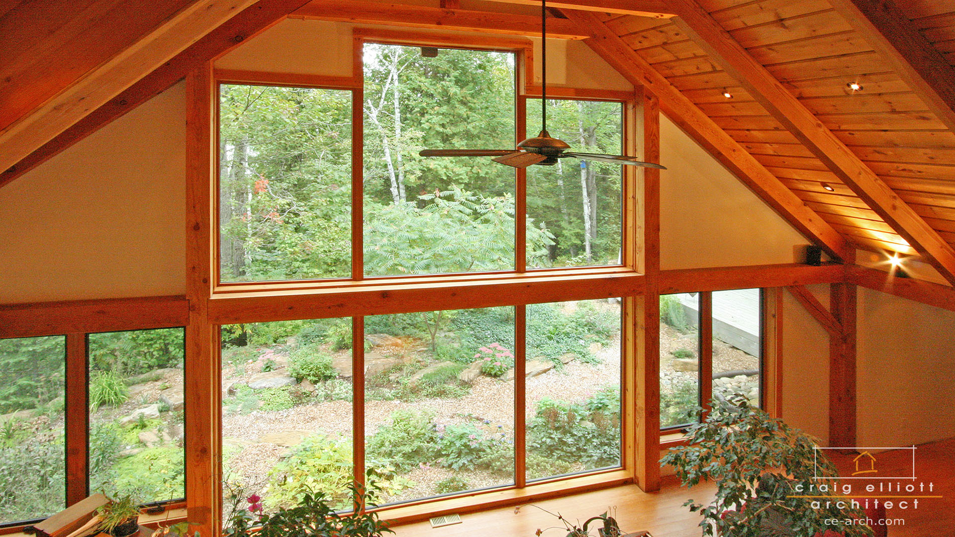architect designed home - bancroft - study windows