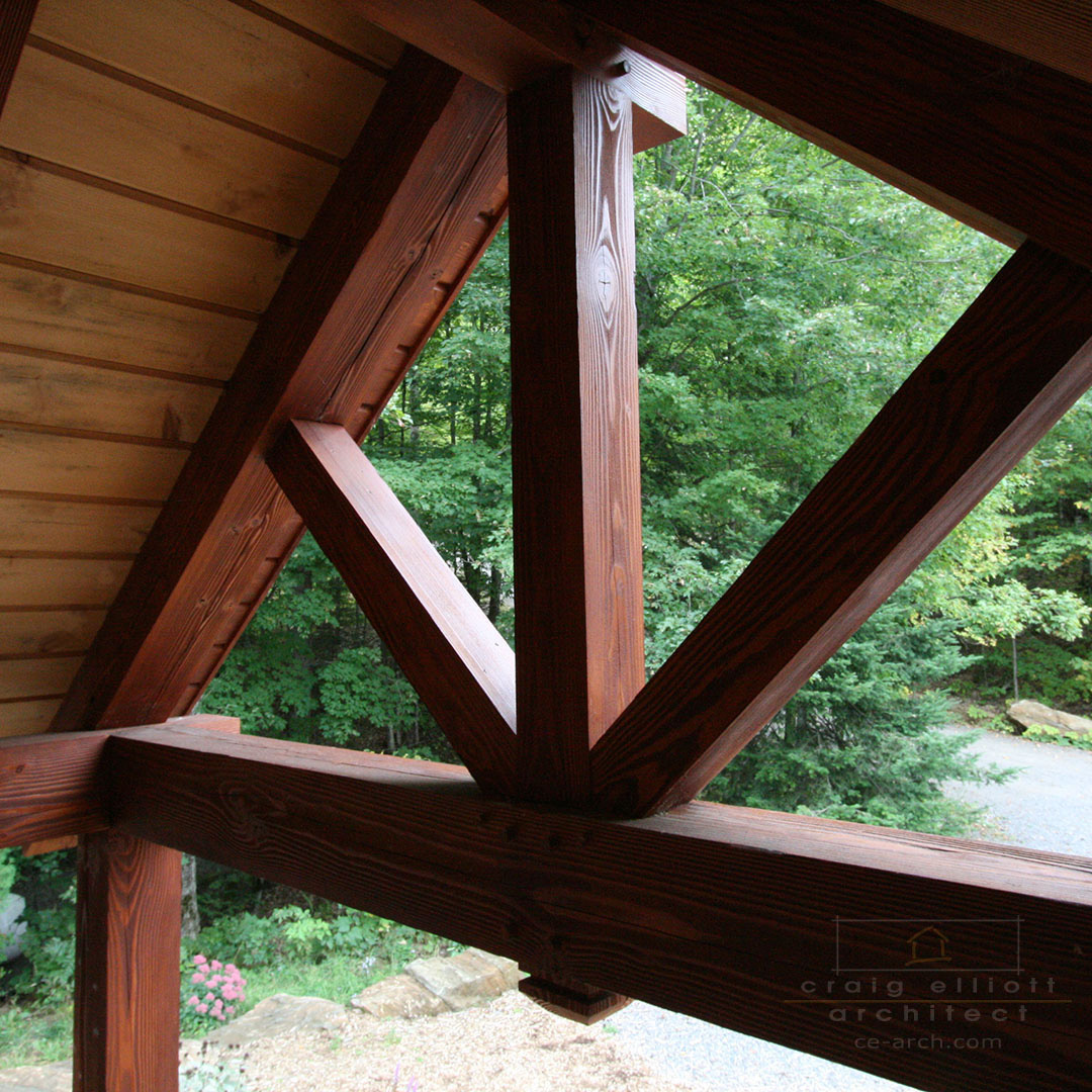architect designed home - bancroft - timber frame