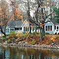 architect designed cottage addition - lake muskoka - lakeside