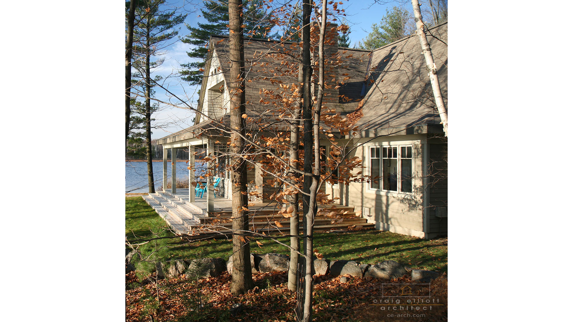 architect designed lakefront home - muskoka - end