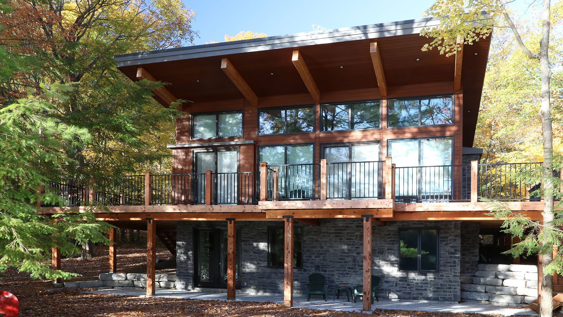 architect designed new modern contemporary cottage - severn