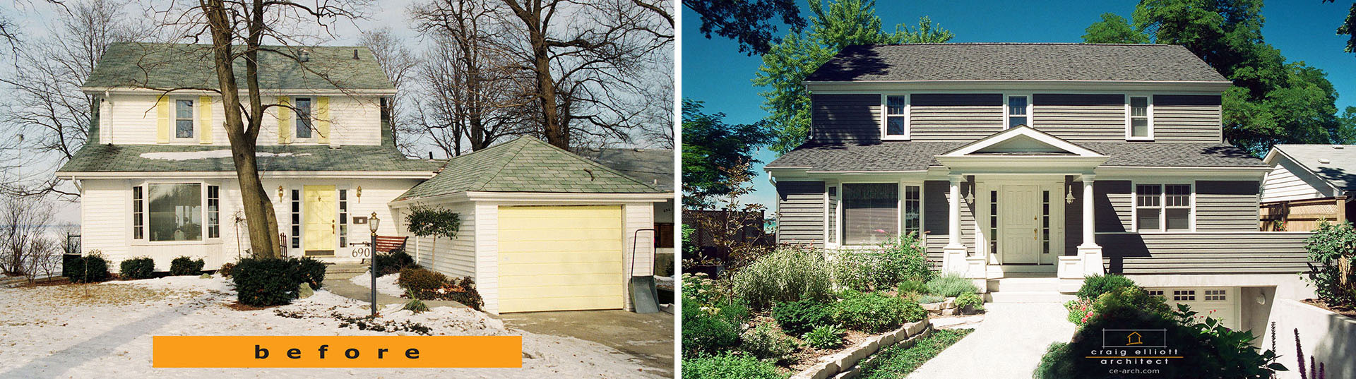 addition to waterfront home