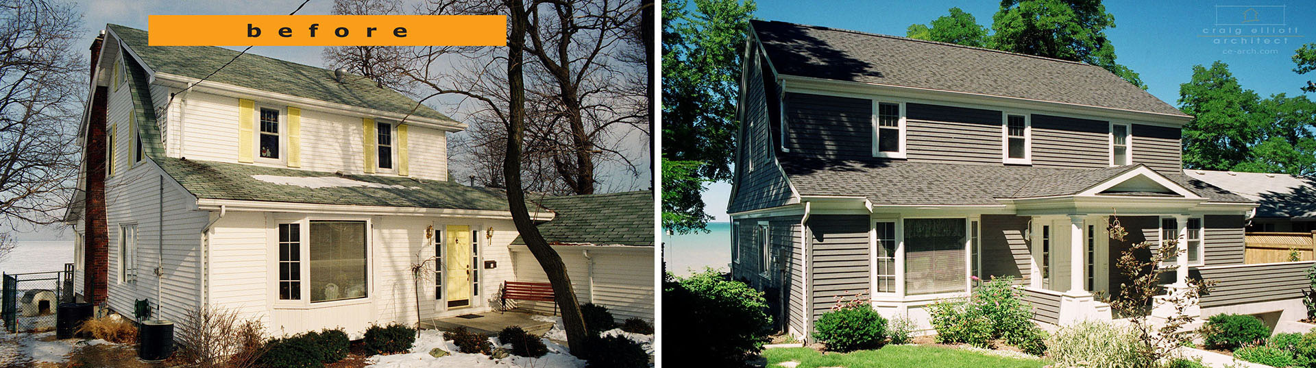 addition to waterfront home