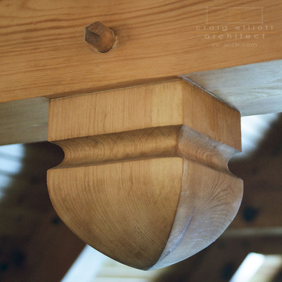 interior photos - timber frame